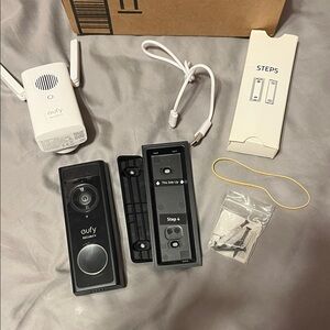 Eufy Security Black Doorbell Kit